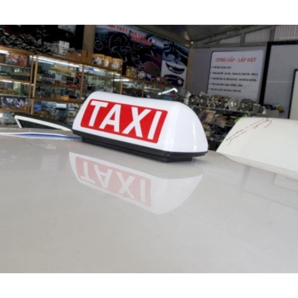 Mào TAXI hút nam châm có đèn LED gắn nóc ô tô cao cấp