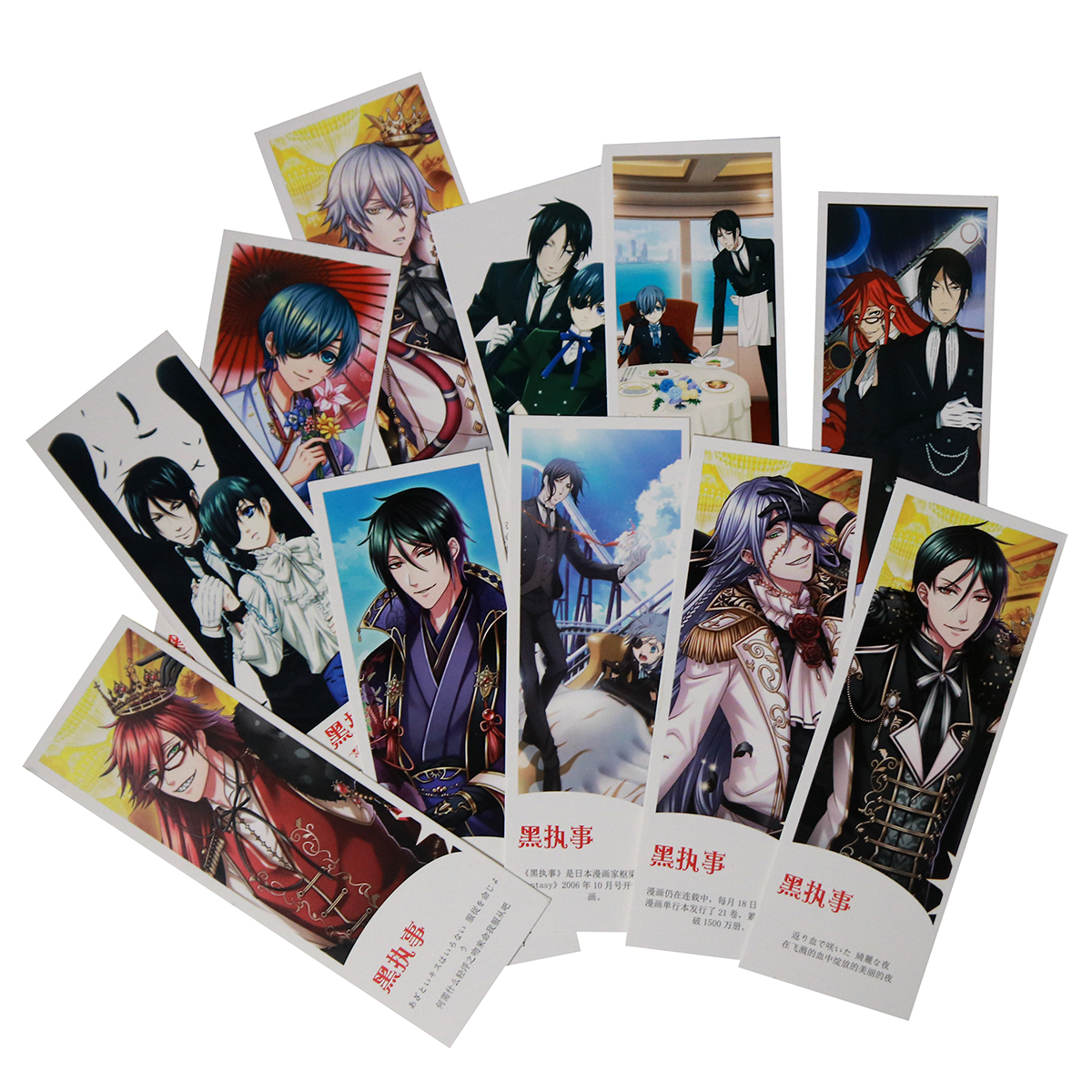 Hộp 36 Bookmark Đánh Dấu Sách Black Butler