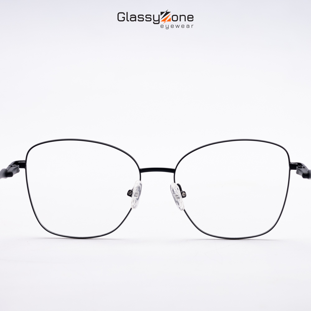 Gọng kính cận, Mắt kính giả cận kim loại Form vuông thời trang Nam Nữ Avery Orson - GlassyZone