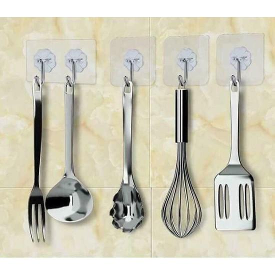 Móc Dán Tường Siêu Dính Trong Suốt