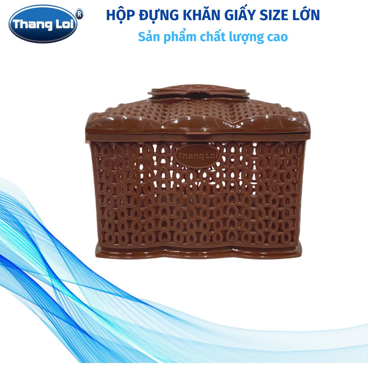 Hộp Đựng Khăn Giấy Vuông Size Trung