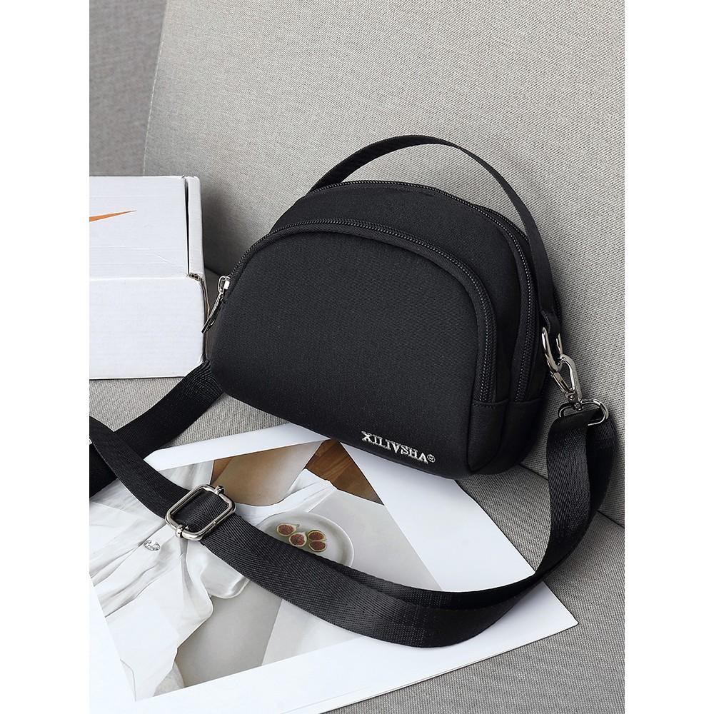 Women's Bag Crossbody Phone Bag Fashionable All-Match Waterproof Shoulder Bag Leisure Multi-Compartment Oxford Bag