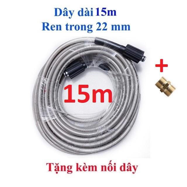 Ống Dây Xịt Rửa Xe Áp Lực Cao 3 Lớp Lõi 10M-15M- 20M-30M