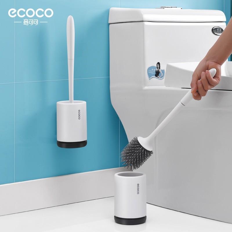 Chổi Cọ Nhà Vệ Sinh, Cây Cọ Toilet Bồn Cầu Bằng SiliCon Có Giá Đựng Dán Tường