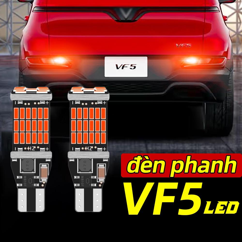 2 bóng đèn VF5 Plus Bóng đèn phanh LED T15 / W16W - Đỏ TUFFOO