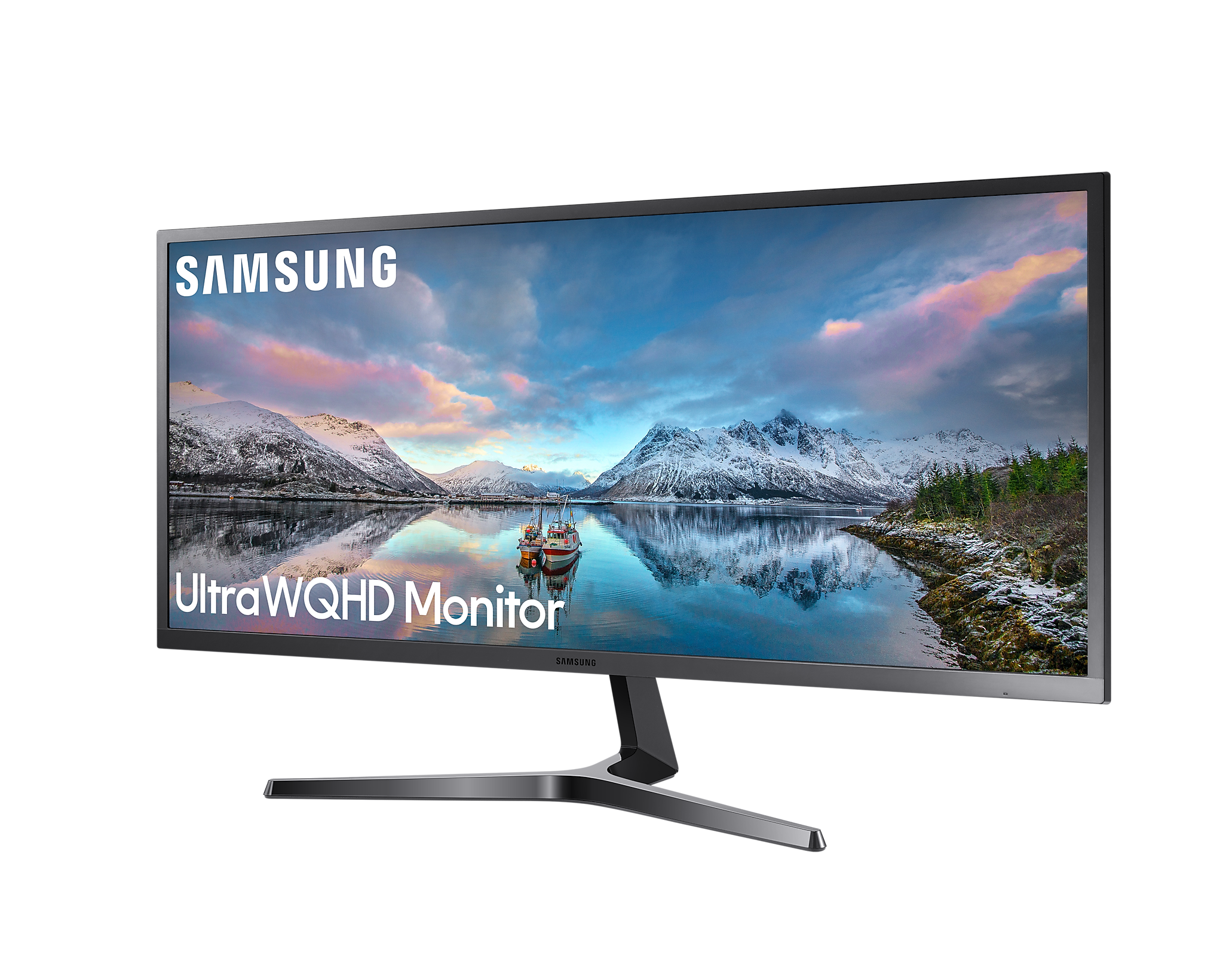 Màn hình Samsung LS34J550WQEXXV 34 inch/ 2K/ VA/ 75Hz/ 4ms/ 300 nits/ HDMI+DP/ FreeSync - Hàng Chính Hãng