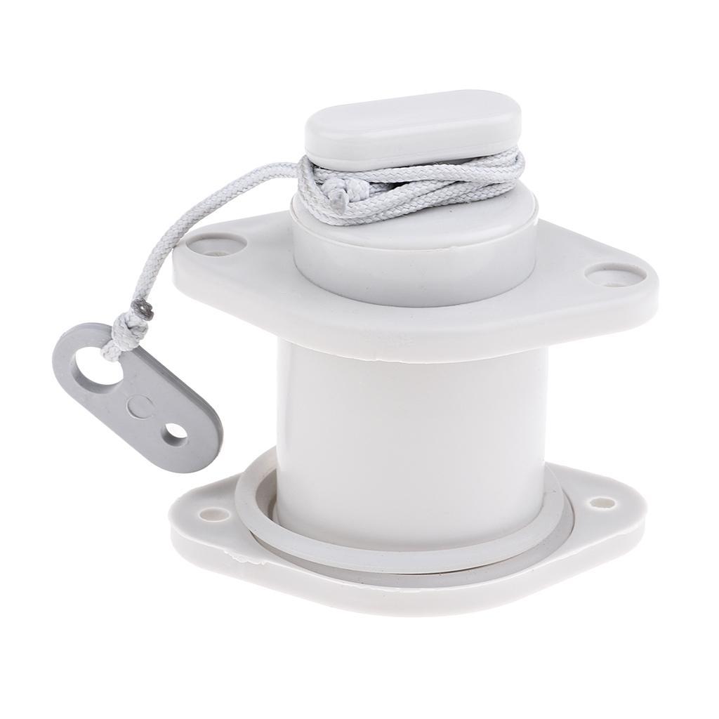 2-6pack Universal PVC Scupper Drain Cap for Kayak Inflatable Boat 36mm