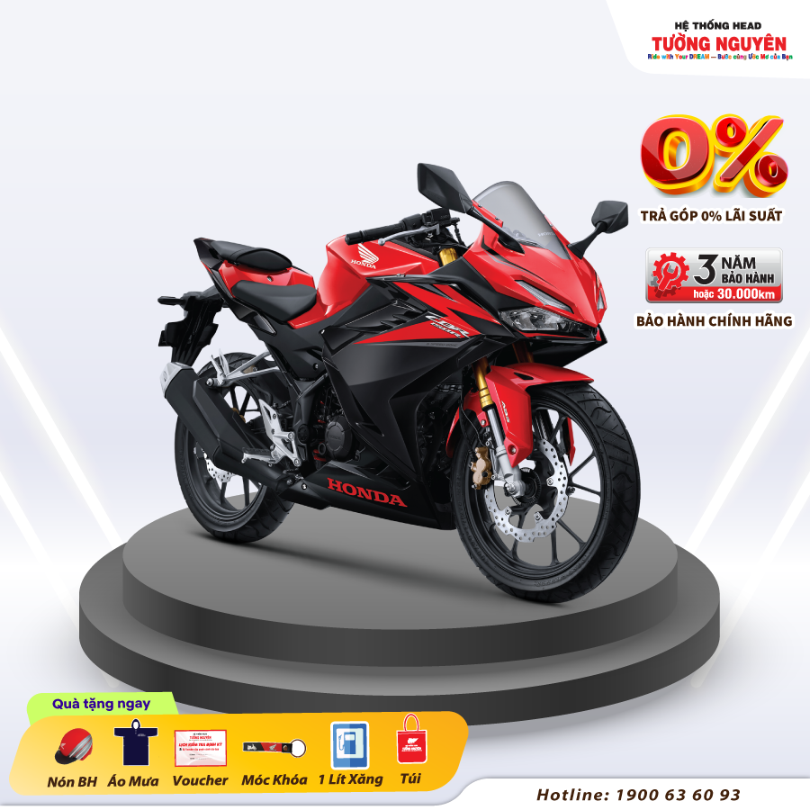 Xe Máy Honda CBR 150 - Phiên Bản Tiêu chuẩn - Đen Đỏ