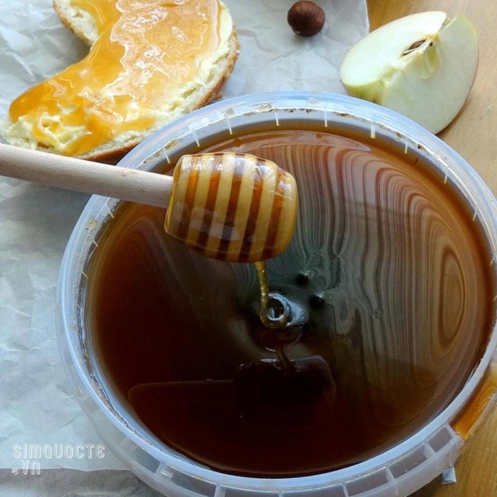Muỗng múc mật ong Que khuấy mật ong bằng gỗ tự nhiên an toàn tiện dụng dùng cho nhà bếp