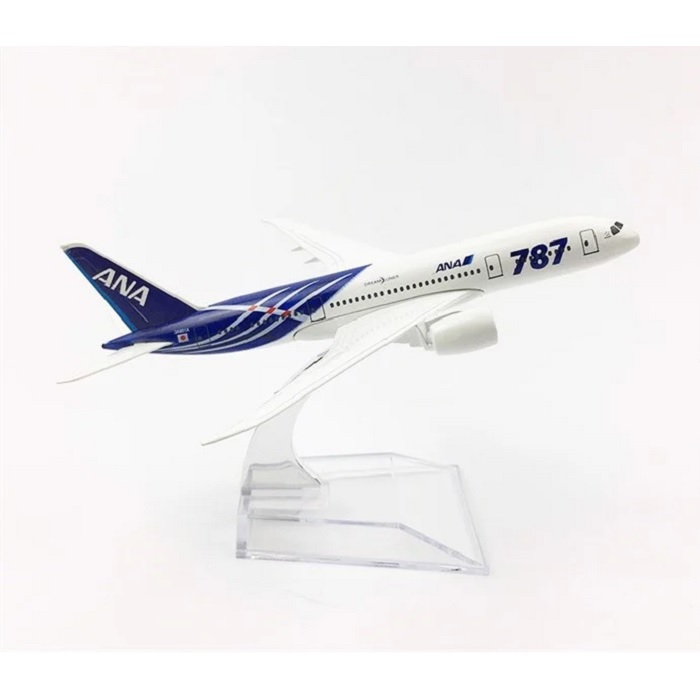 Mô hình máy bay tĩnh B787 Ana 16cm