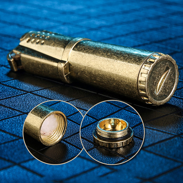 Vỏ Hột Quẹt Bật Lửa Honest BCZ-491 Thiết Kế Nhỏ Gọn đẹp độc lạ - Dùng Xăng Đá Cao Cấp