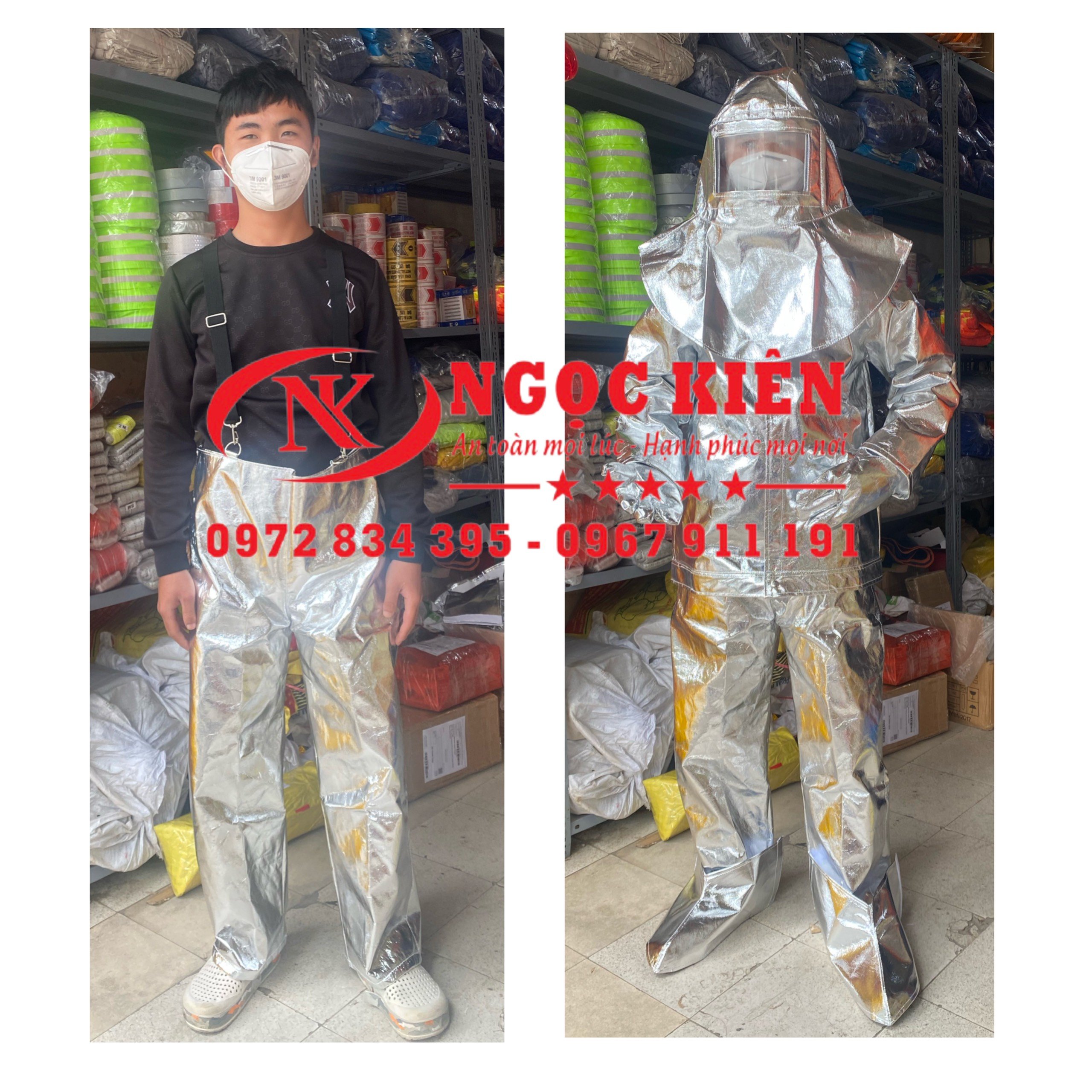 Bộ quần áo chống cháy TT48