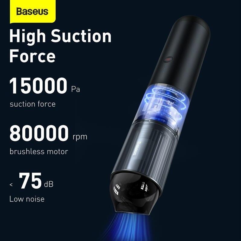 Baseus -BaseusMall VN Máy hút bụi pin sạc cầm tay Baseus A3 Car Vacuum Cleaner (Hàng chính hãng)