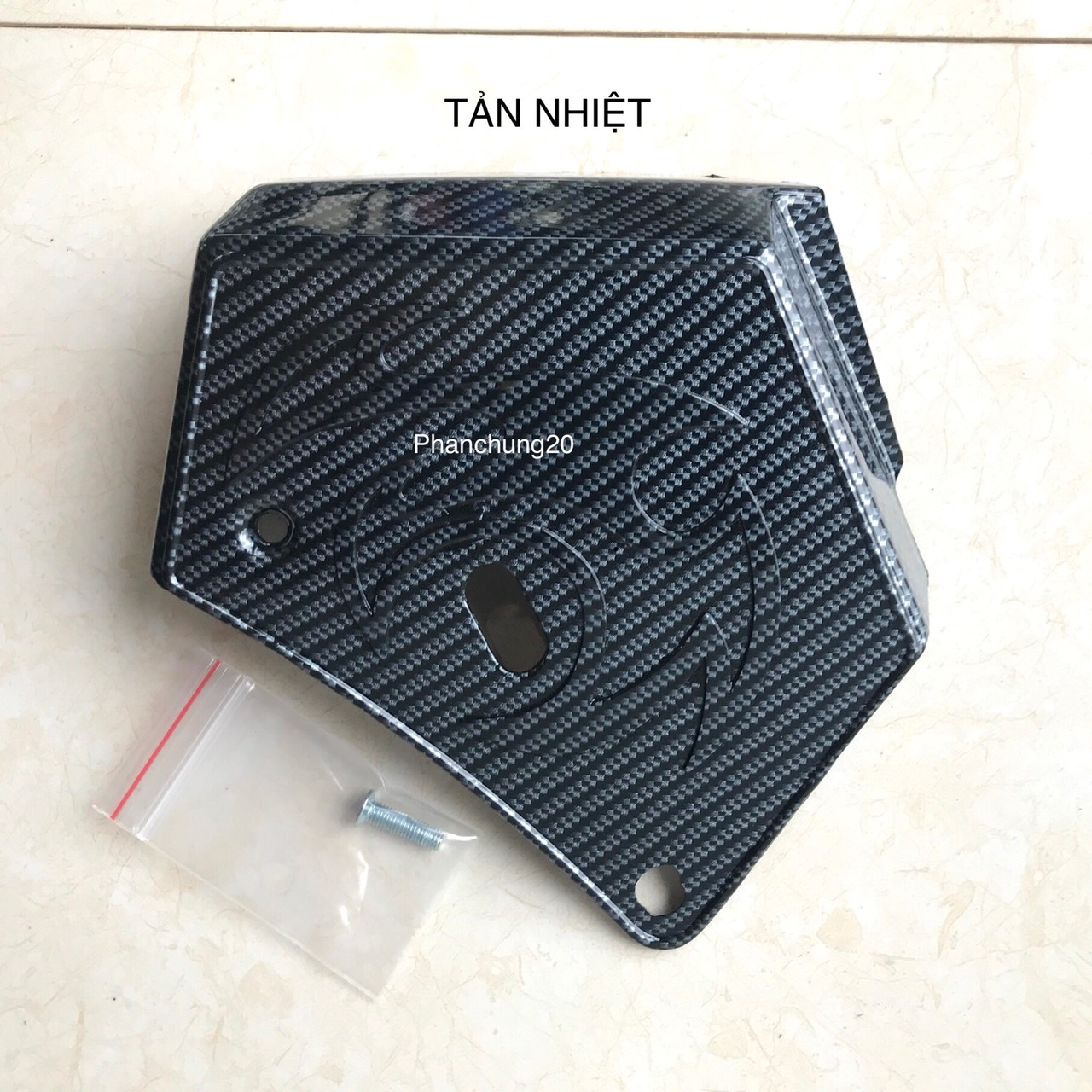 CHỤP TẢN NHIỆT DÙNG CHO ĐỜI XE AB 2013 2014 2015 CACBON
