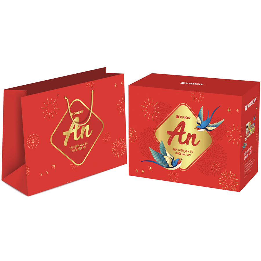 BỘ QUÀ TẾT ORION AN TÀI LỘC PHÚC ĐÁO 611.3G - AN TÀI LỘC III