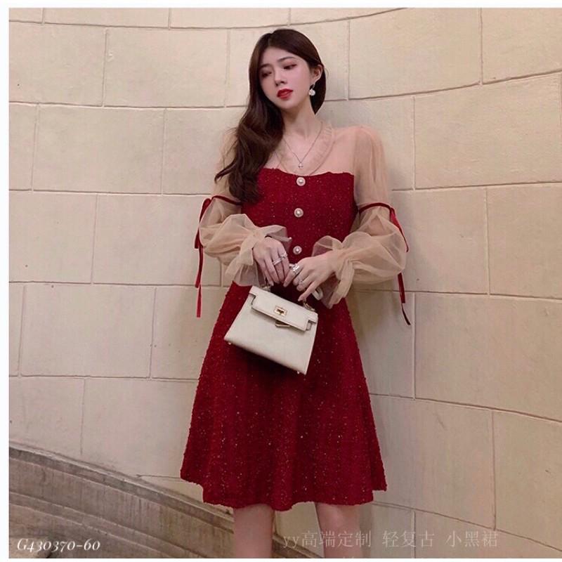 Váy tiểu thư thiết kế khoá cho con bú ẢNH THẬT SHOP CHỤP
