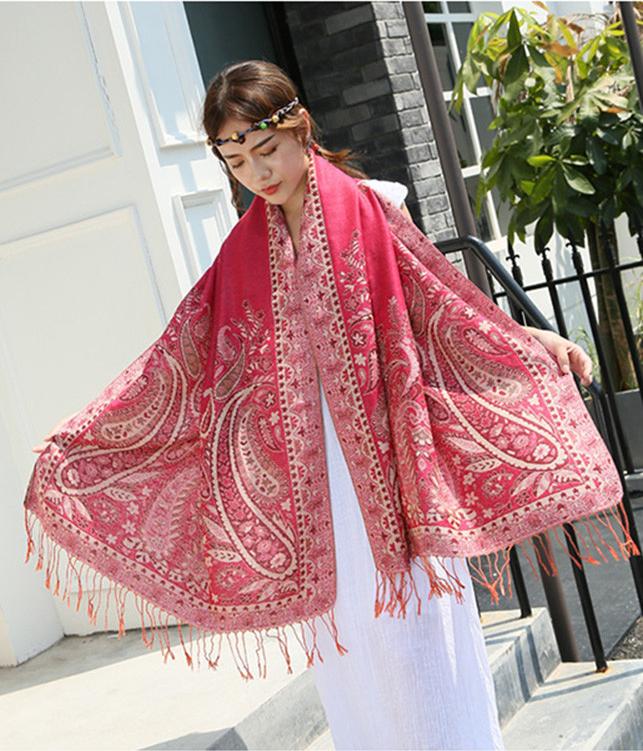 Khăn Pashmina Thổ Cẩm – PTC913