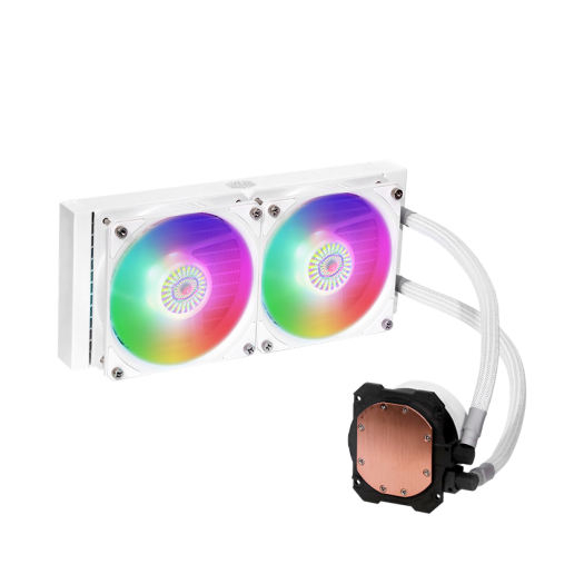 Tản nhiệt nước CPU Cooler master ML240L ARGB V2 white Edition (trắng) - Hàng Chính Hãng