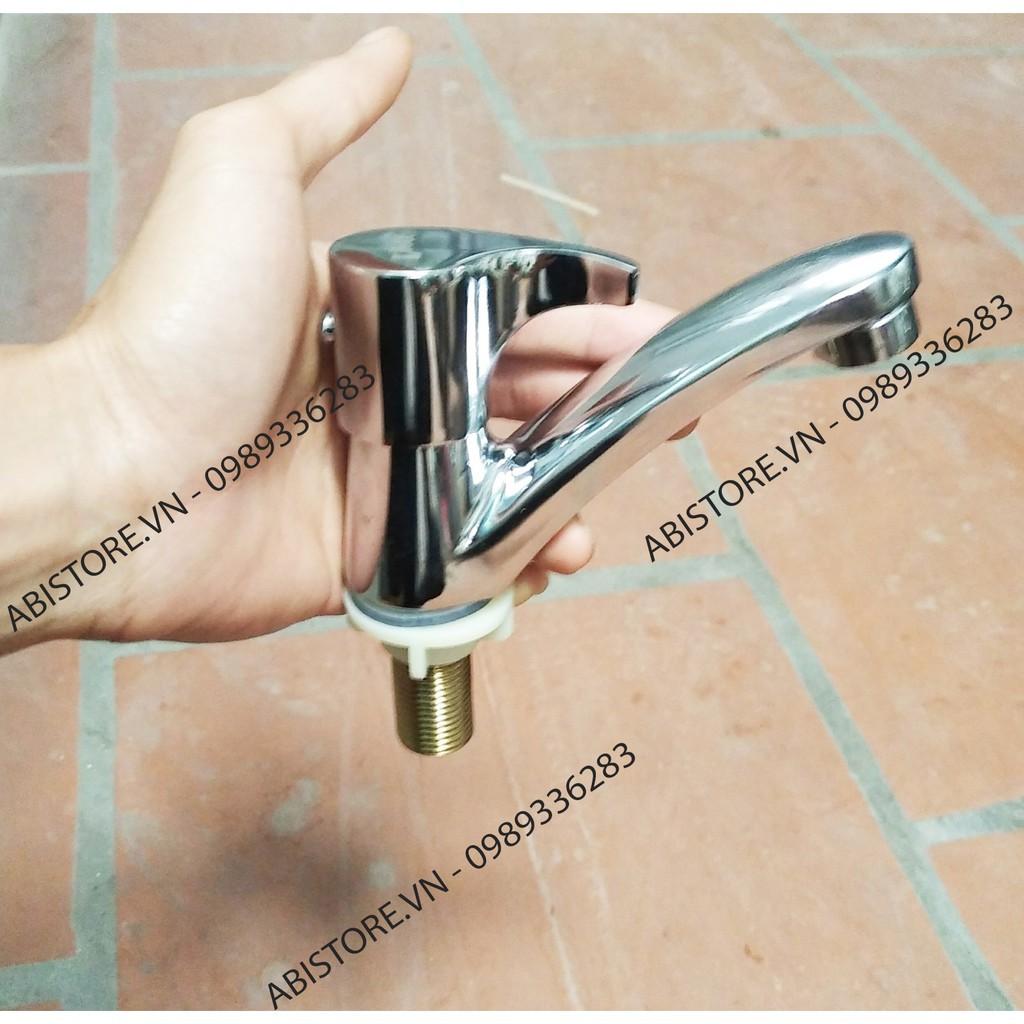 Vòi lavabo lạnh giá rẻ, vòi chậu rửa mặt tay gật gù