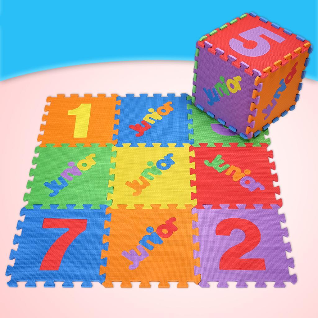 10Pcs Foam Puzzle Exercise Mat Tiles Baby Playing Crawling Mat