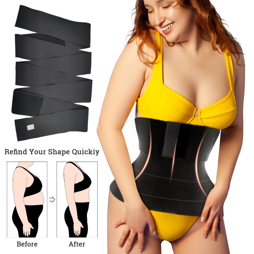 Băng Quấn Eo Huấn Luyện Shaperwear Thắt Lưng Nữ Giảm Béo Bụng Đai Corset Top Co Giãn Ban Nhạc Tập Toàn Thân