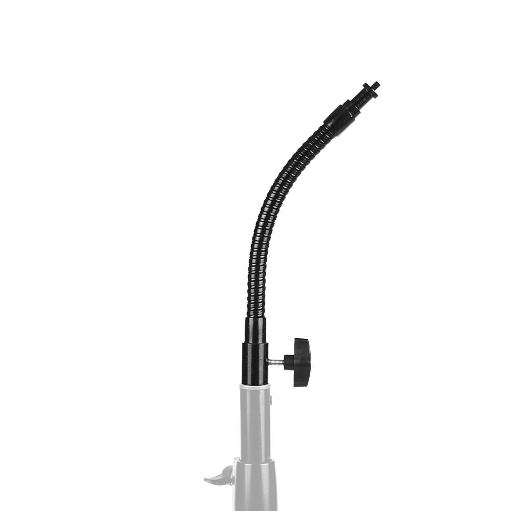 Ống mở rộng kim loại linh hoạt 26,5cm / 10,4 inch với đầu nối vít 1/4 "để mở rộng ánh sáng LED khác nhau