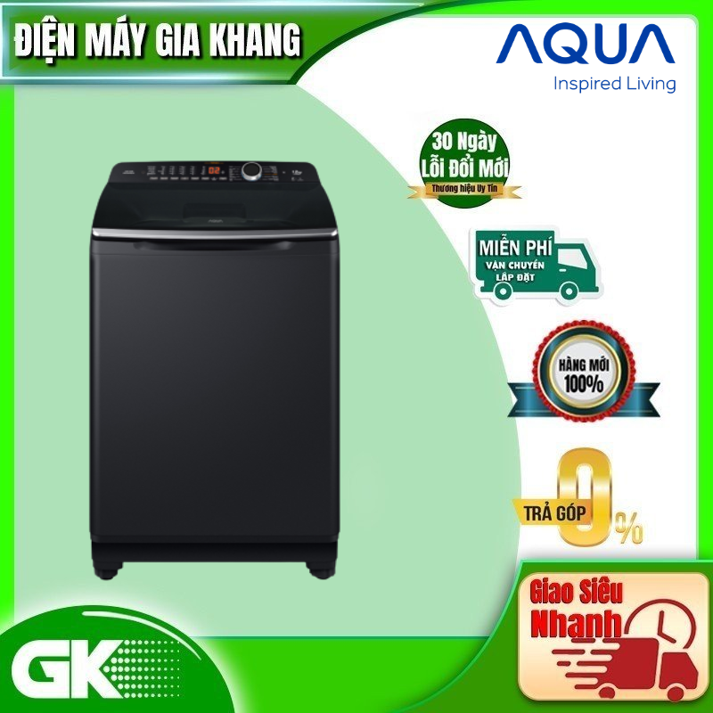 AQW-FR120HT BK - Máy giặt Aqua Inverter 12 kg AQW-FR120HT.BK - Hàng chính hãng - Chỉ giao HCM