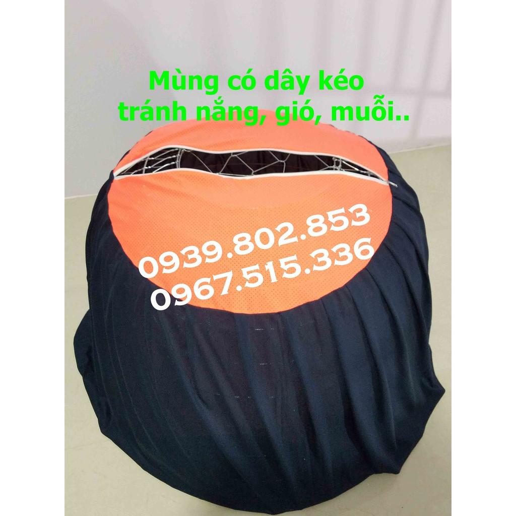 Mùng gà có dây kéo | Màn trùm bội gà có dây kéo | Mùng gà nòi có dây kéo giá rẻ