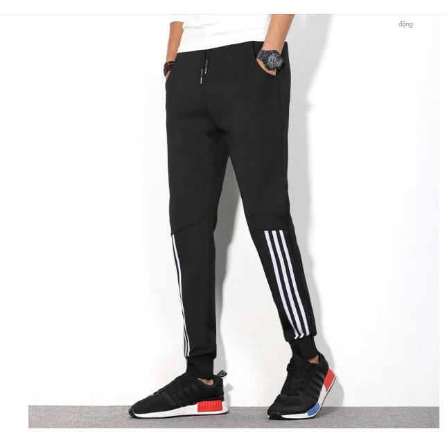 Quần jogger nam cao cấp thu đông thể thao dài cao cấp bigsize vải umi dày dặn ấm áp bô gấu BIBINO