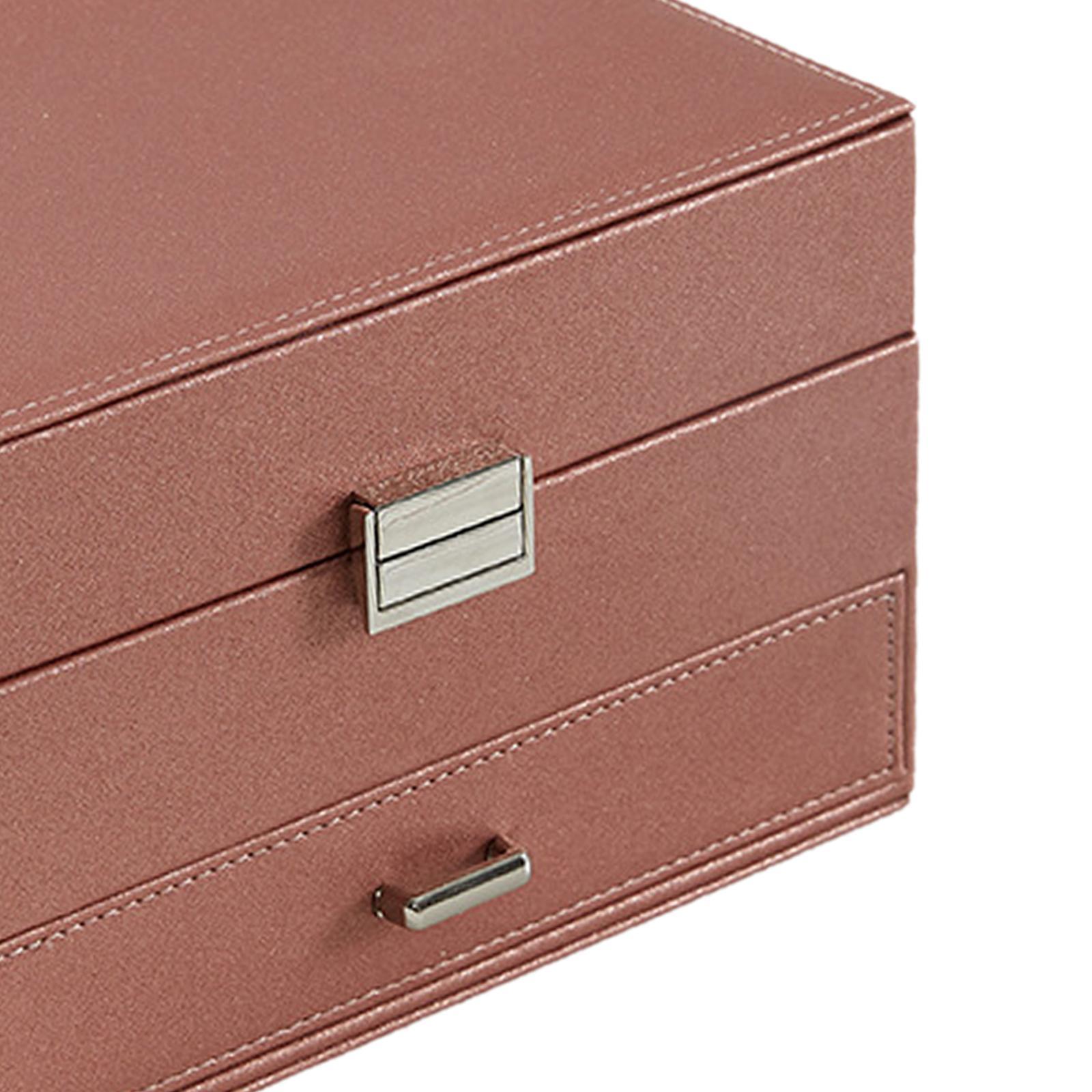 Jewelry Box Jewelry Case with Drawers Earrings Bracelets Rings Large Storage Capacity Necklace Organizer Jewelry Organizer for Women Girls