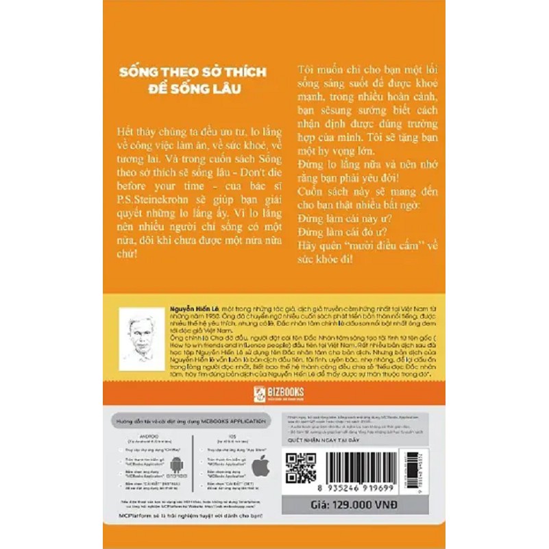 Sách - Sống Theo Sở Thích Để Sống Lâu - MC