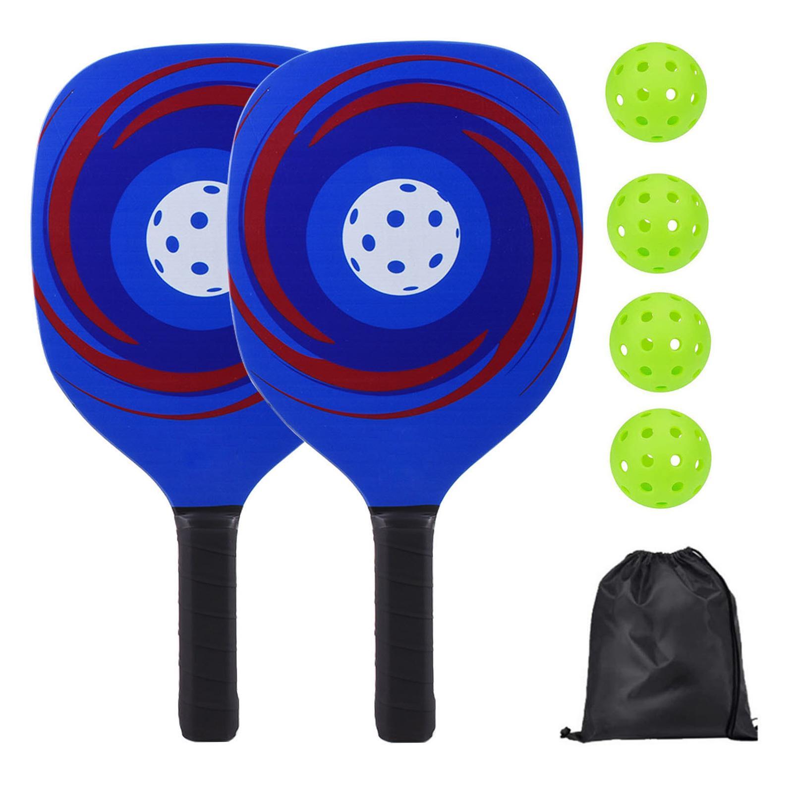 Pickleball Paddles Set of 2 for Men Women Kids Indoor or Outdoor Sports