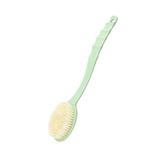 Bàn Chải Chà Lưng Kèm Bông Tắm 2in1- Cọ Chà Lưng Masage Tẩy Tế Bào Chết Cao Cấp - Hàng Chính Hãng (Giao Màu Ngẫu Nhiên)