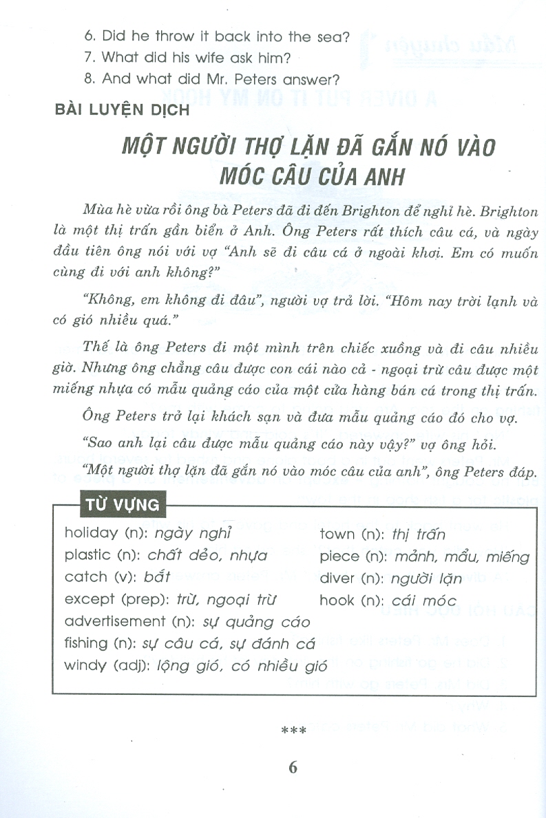 Học Tiếng Anh Qua 70 Mẩu Chuyện Cười Song Ngữ Anh - Việt: Trình Độ Vỡ Lòng
