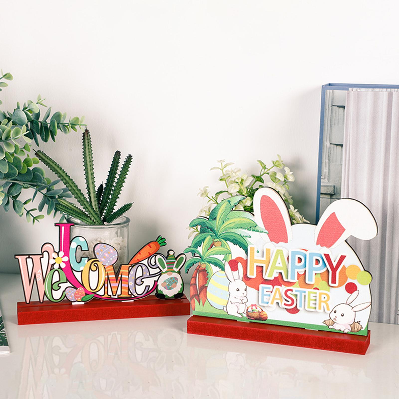 Đồ Trang Trí Bàn Gỗ Lễ Phục Sinh