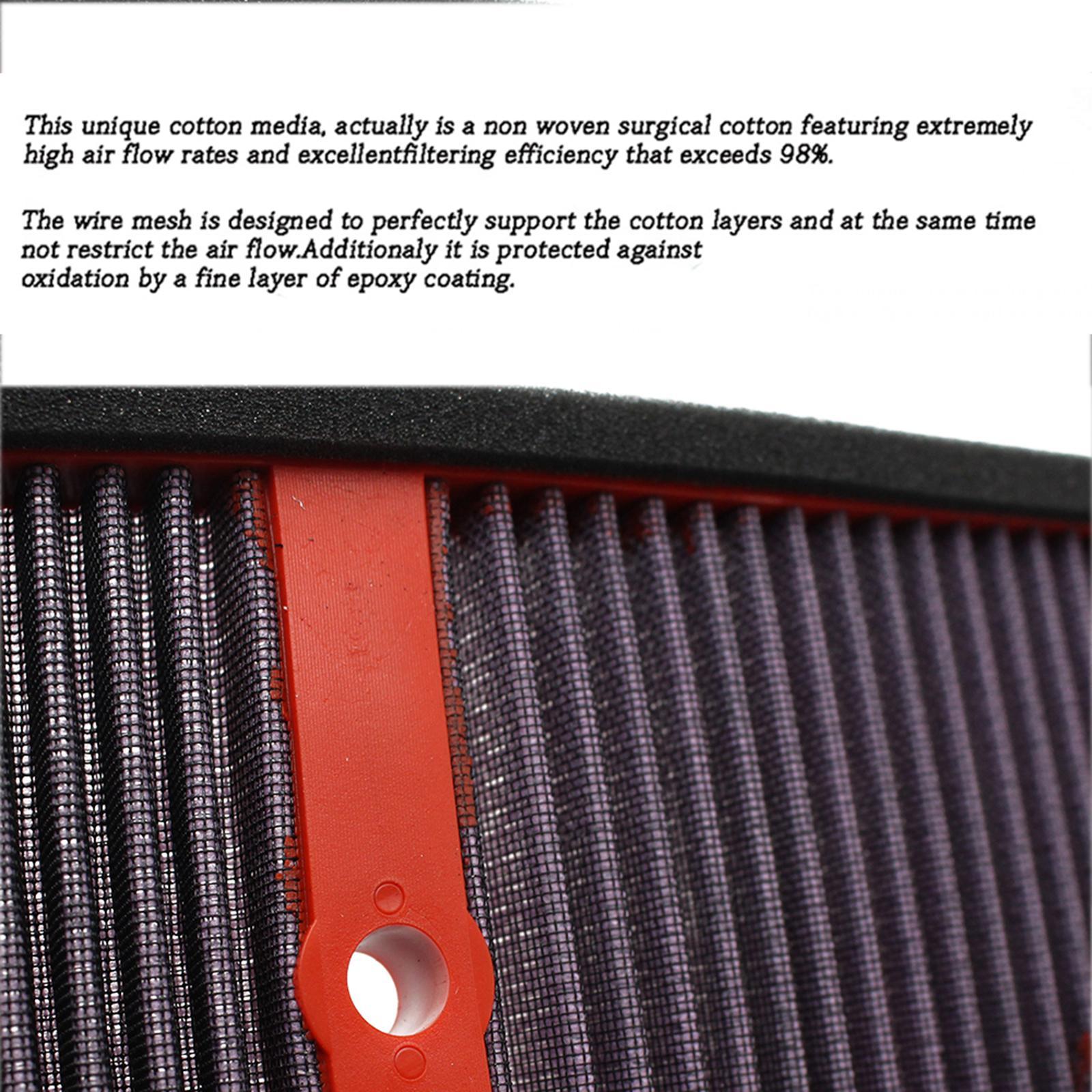 Motorcycle Air Filter Replace Parts Repair Assembly Modification Easy to Install Durable Air Filter Element for Benellis BN502 2014-2019
