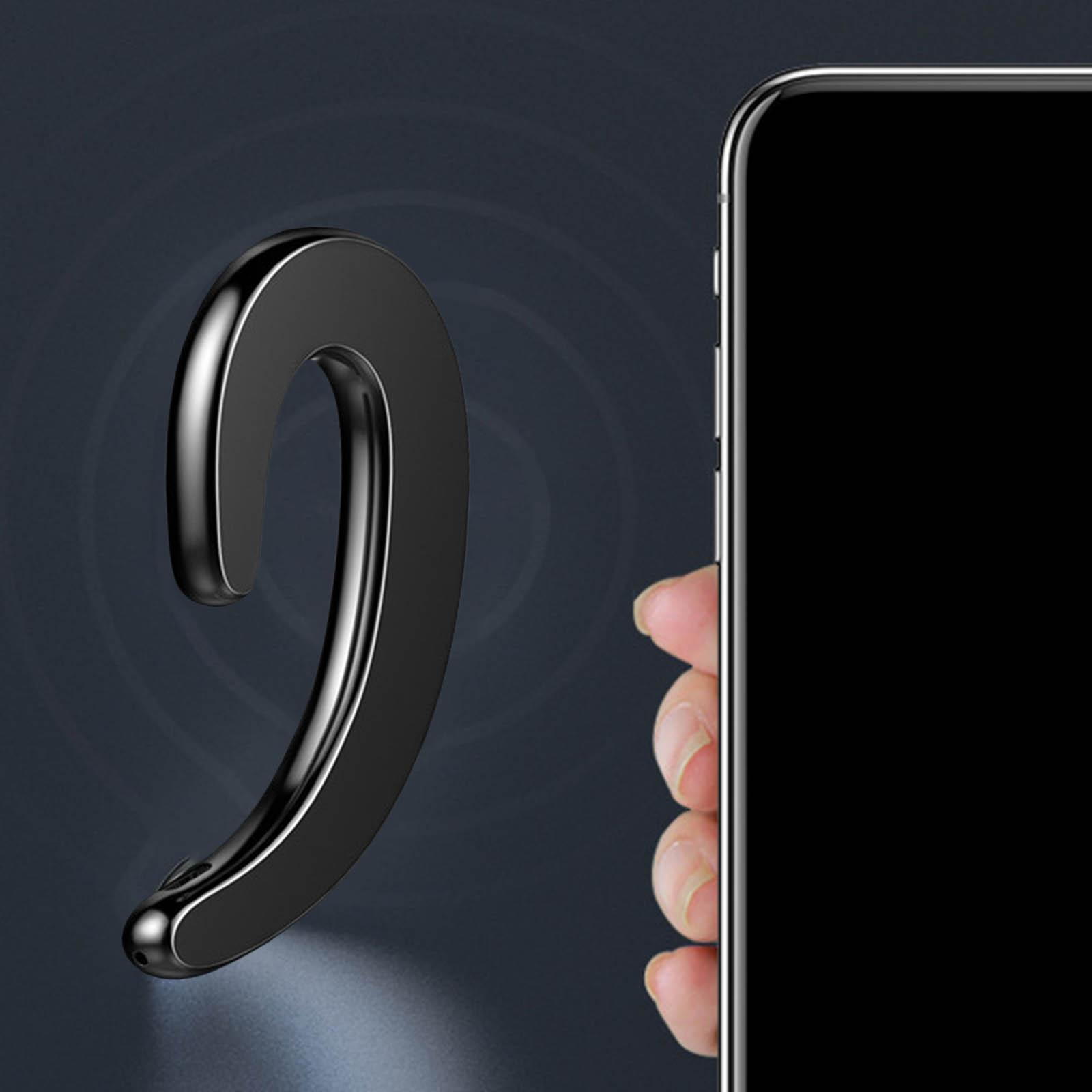 Ear Hook Bluetooth Earphone Bone Conduction Lightweight Wireless Headset for Mountaineering