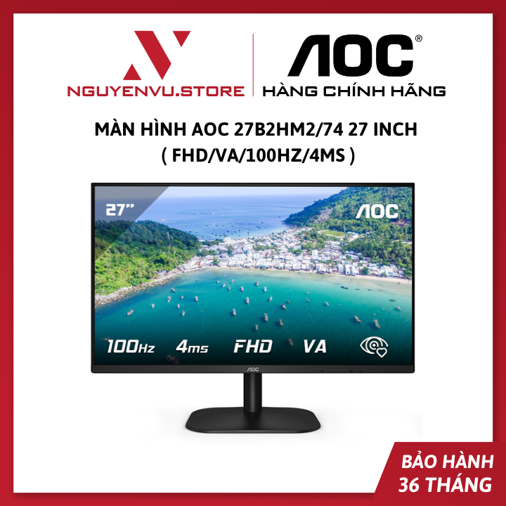 Màn Hình AOC 27B2HM2 27 inch - Hàng Chính Hãng