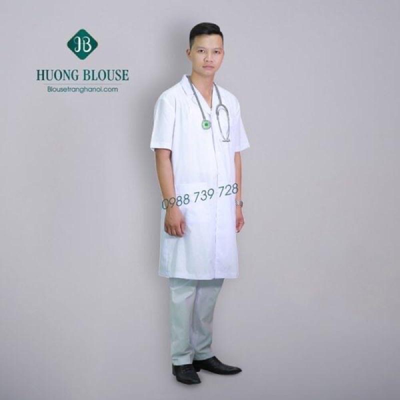 Áo blue bác sĩ, áo blouse phòng thí nghiệm- Blouse trắng hà nội
