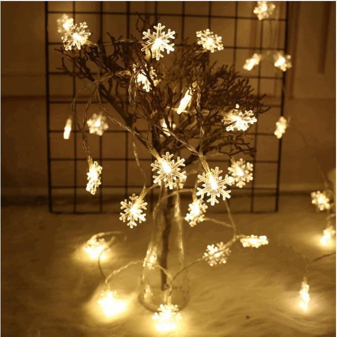 Dây đèn led Bông Tuyết 3m 20 bóng Trang Trí Nhà Cửa