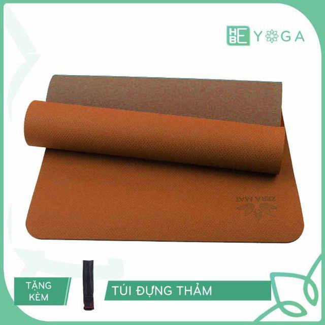 Thảm yoga TPE 2 lớp dày 8ly. Thảm yoga. HCM