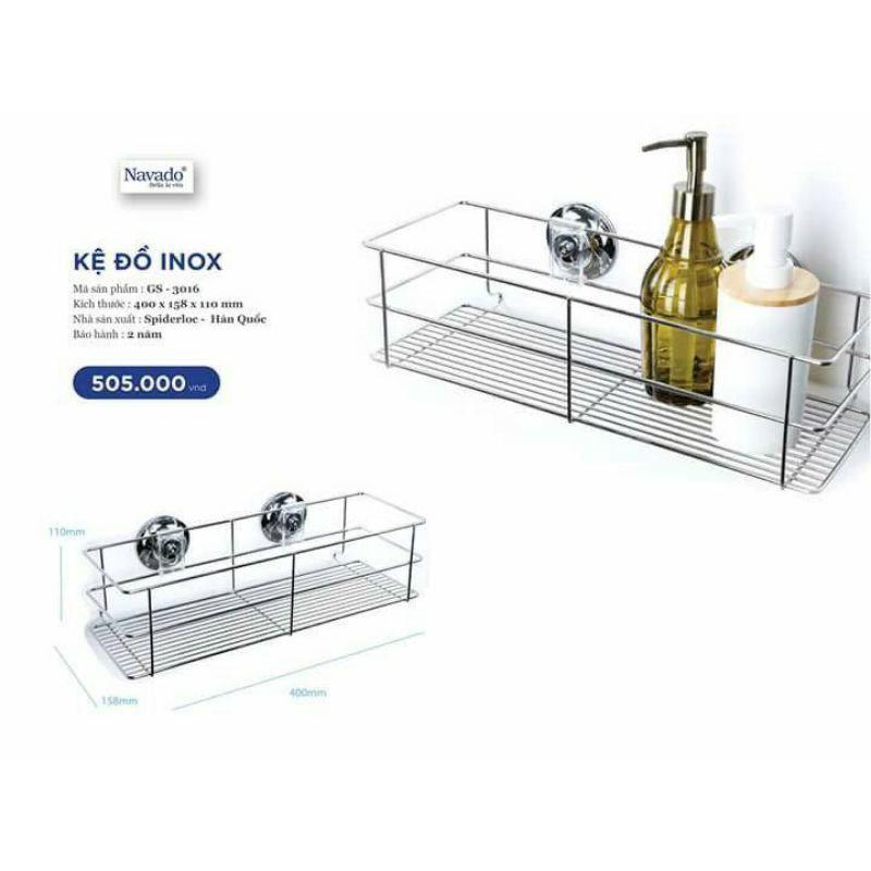 Kệ để đồ phòng tắm, phòng bếp dán tường thông minh Spiderloc GS 3016