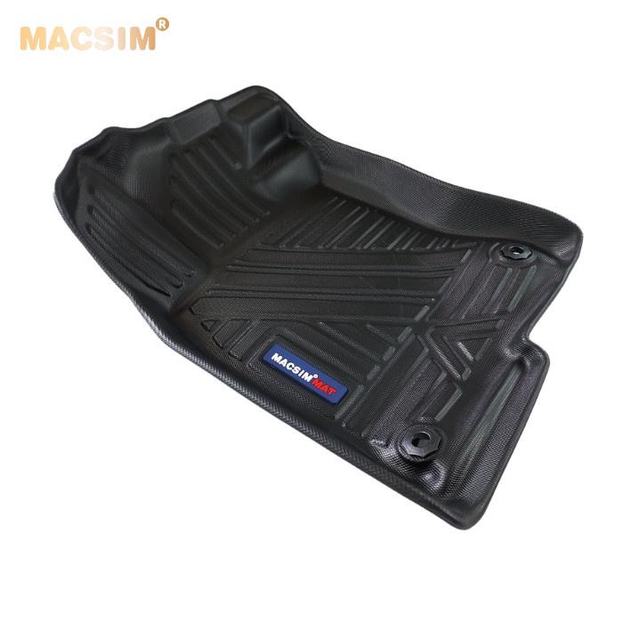 Thảm lót sàn xe ô tô Honda Civic qd 2022 Nhãn hiệu Macsim chất liệu nhựa TPV cao cấp màu đen