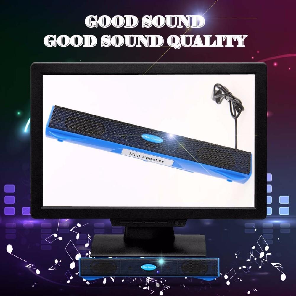 2018 Loa USB di động mini có dây Máy nghe nhạc Bộ khuếch đại Loa Hộp âm thanh nổi cho máy tính Máy tính để bàn Máy tính xách tay Máy tính xách tay Màu sắc: Đỏ