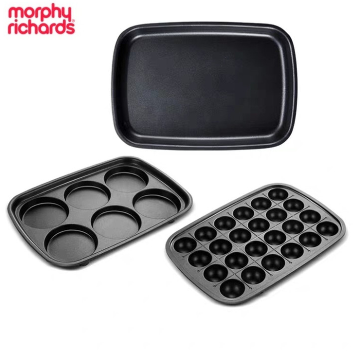 Nồi điện 3 trong 1 lẩu, hấp, nướng đa năng cao cấp Morphy Richards - Chất liệu: Nhôm hợp kim - Công suất 1400W - Có 4 màu - Hàng Nhập Khẩu