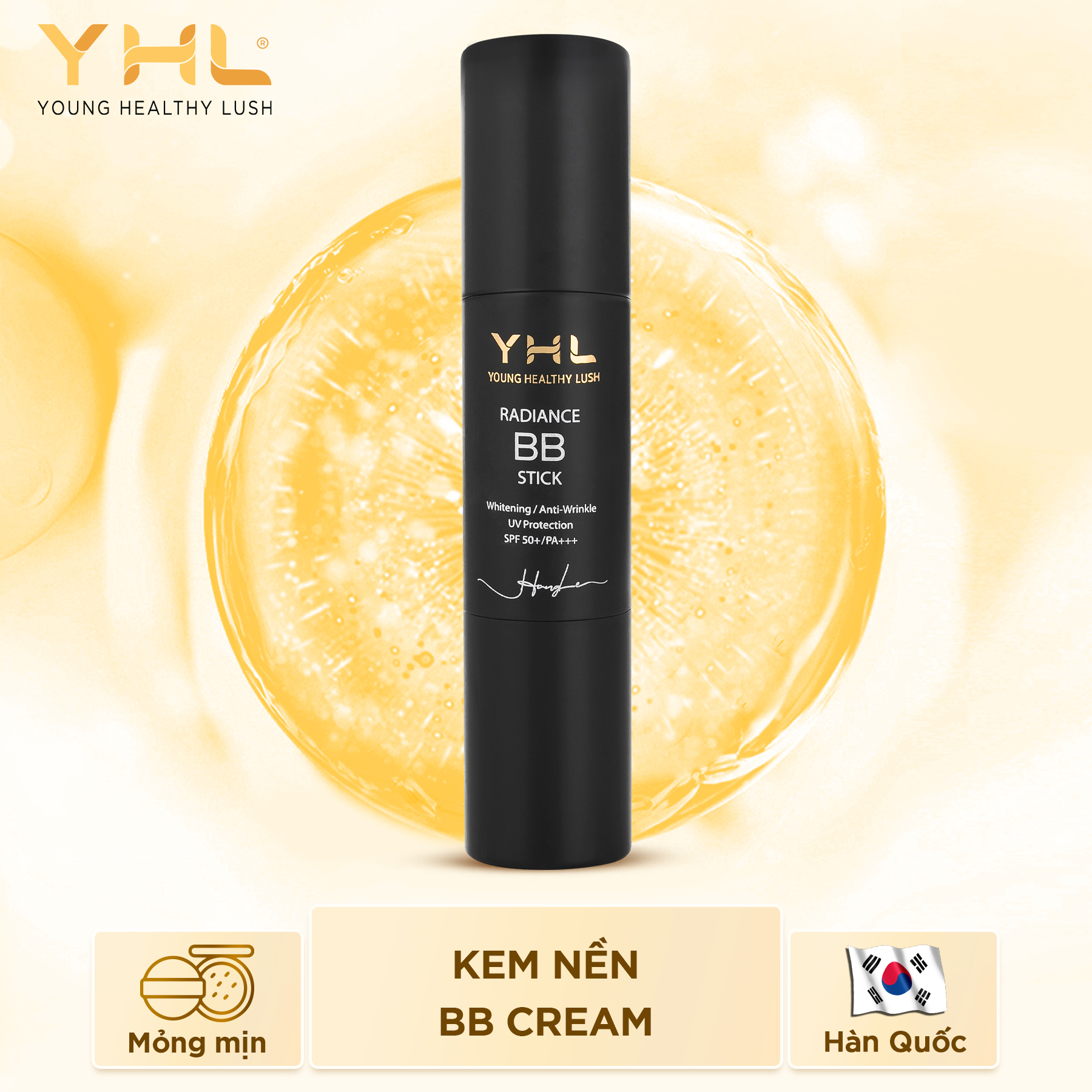 Kem nền trang điểm dạng thỏi YHL BB Cream 14g Hàn Quốc