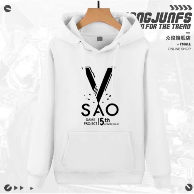 SALE- Áo Hoodie Nỉ Ấm Anime Sword Art Online Nam Nữ '- áo cực chất