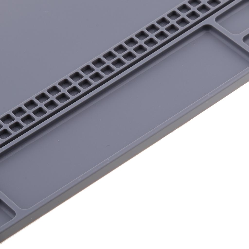 Heat Insulation Silicone Mat Repair Kit, Maintenance Platform Blue&Gray
