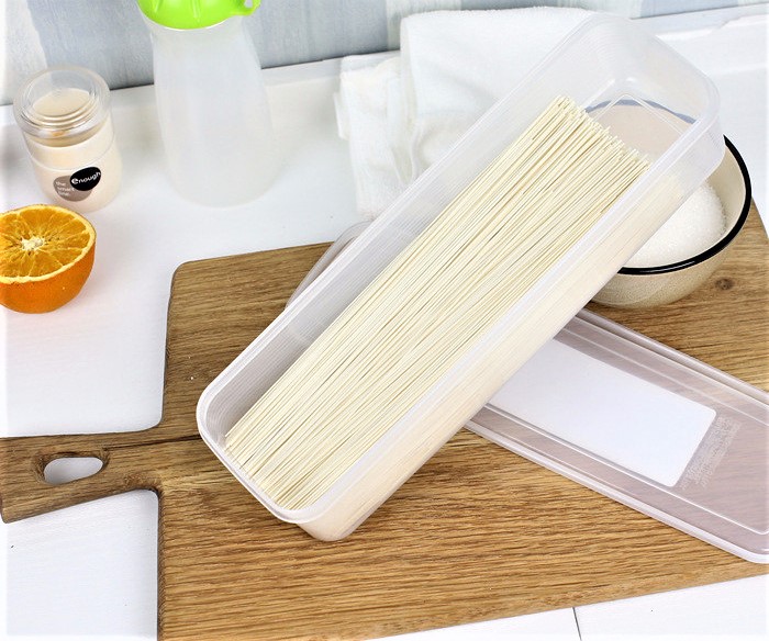 Hộp đựng thực phẩm hình chữ nhật 1100ml - Hàng nội địa Nhật Bản