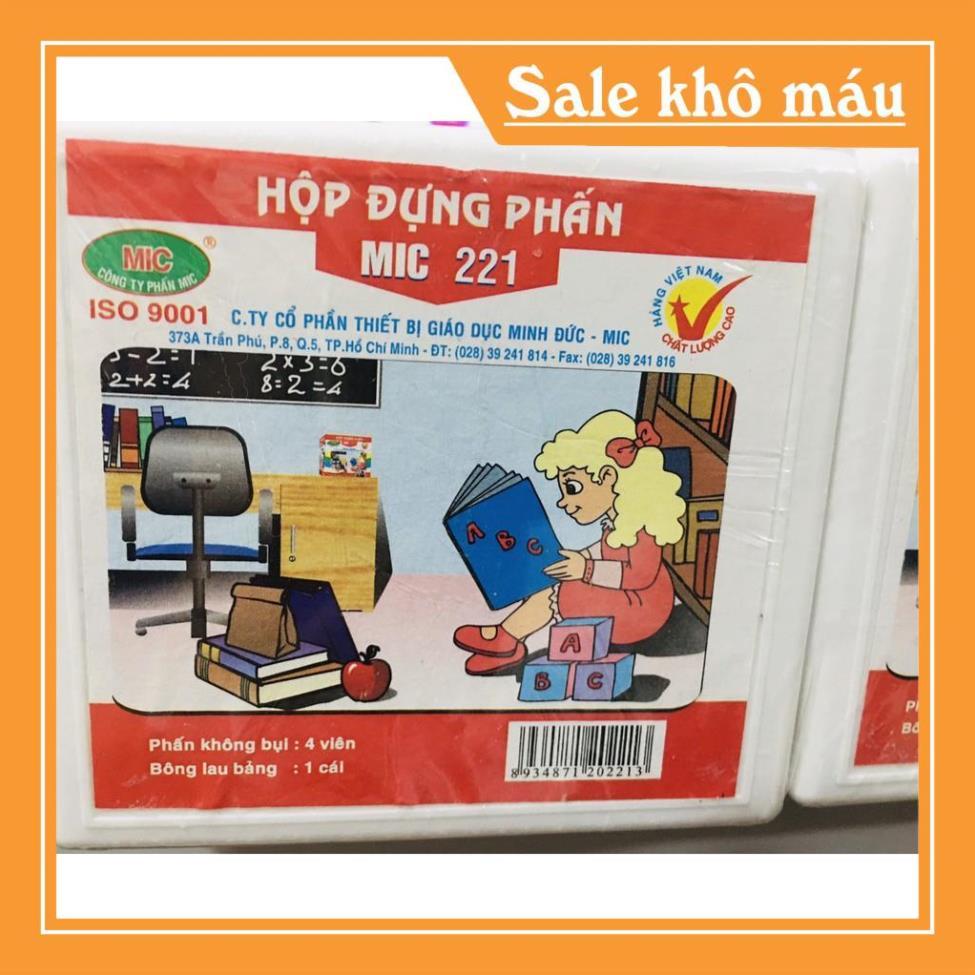 HỘP ĐỰNG PHẤN MIC 221 (TẶNG KÈM PHẤN VÀ KHĂN LAU BẢNG)